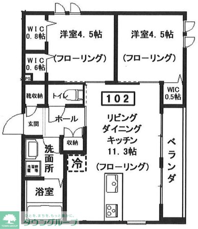仮)へーベルメゾン中央5丁目北棟の物件間取画像